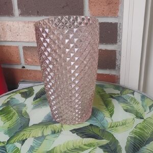 Light Pink Glass Vase